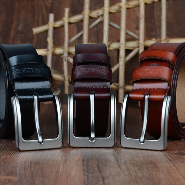 Cowhide Leather Belts for Men