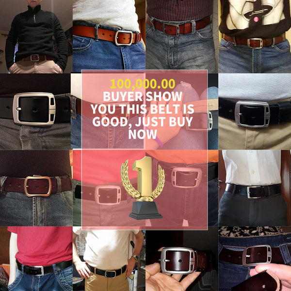 Cowhide Leather Belts for Men