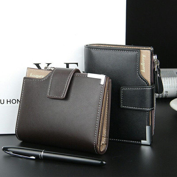 Fashion Leather Short Wallet
