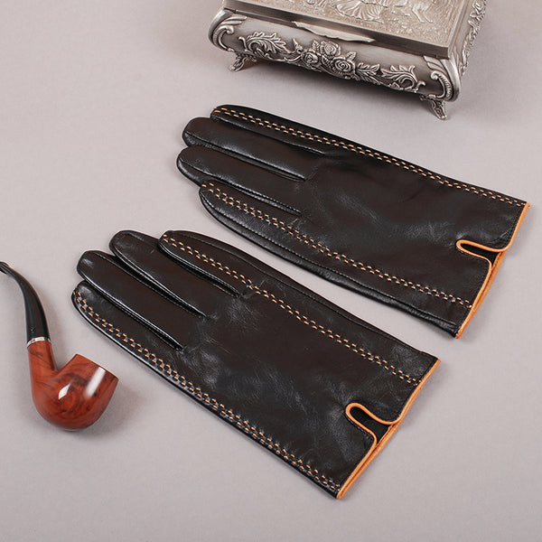 Genuine Leather Winter Gloves