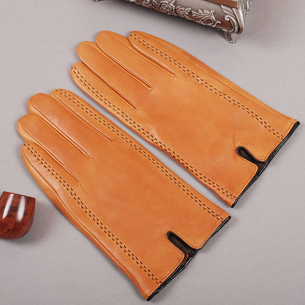 Genuine Leather Winter Gloves