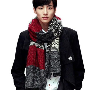 Warm Wool Scarf for Men