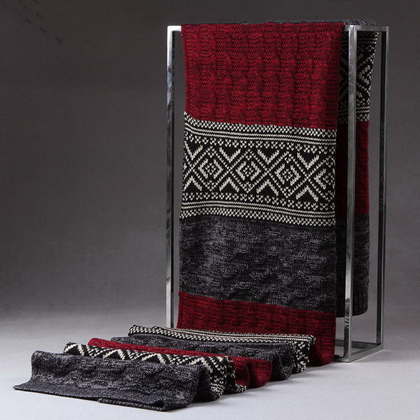 Warm Wool Scarf for Men