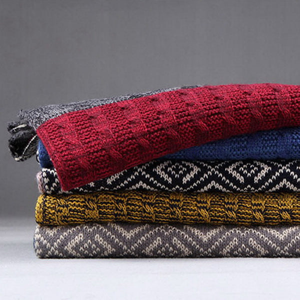 Warm Wool Scarf for Men