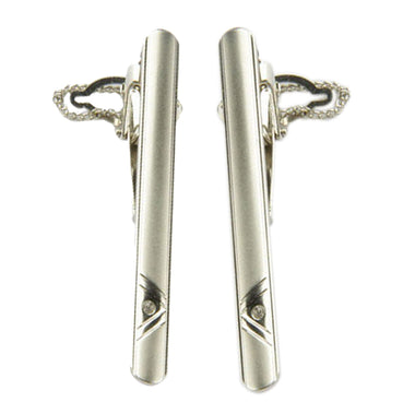 Silver Tone Tie Clip