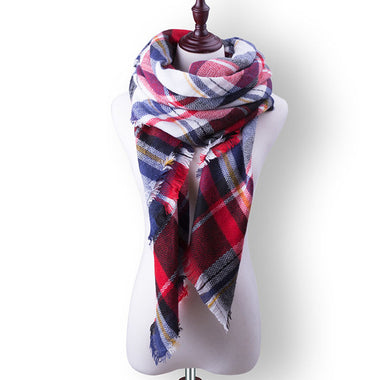 Fashion Plaid Winter Scarf