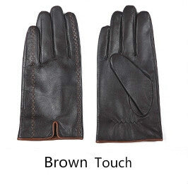Genuine Leather Winter Gloves