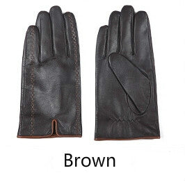 Genuine Leather Winter Gloves